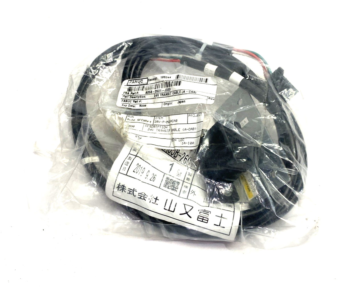 Fanuc A05B-2601-J330 Transit Cable Assembly 24V, for R-30iB Controller - Maverick Industrial Sales
