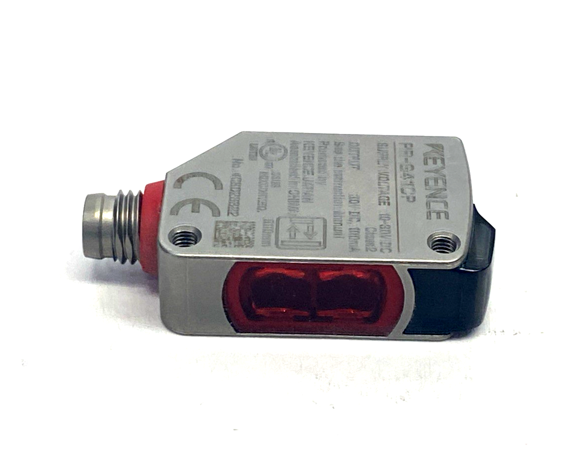 PR-G41CP | Keyence Rectangular Diffuse Reflective Photoelectric Sensor - Used - Maverick Industrial Sales