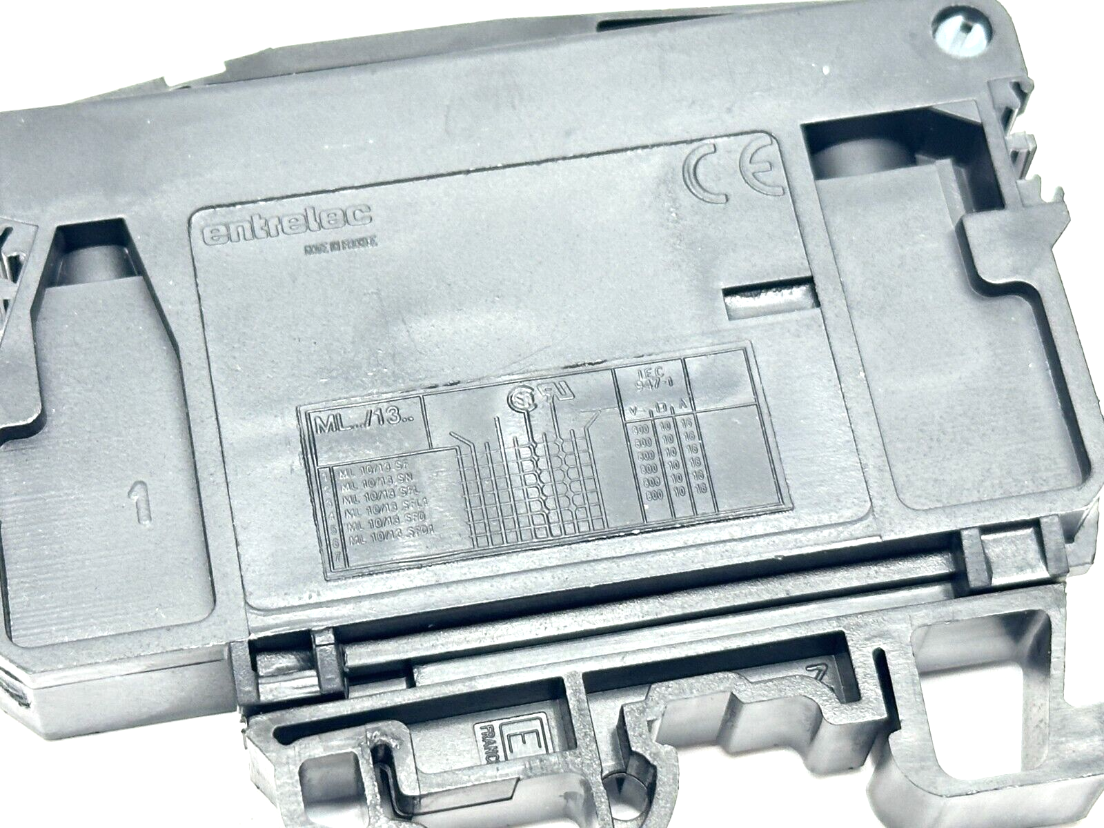 Entrelec 1SNA199095R1300 Terminal Block Fuse Holder ML/13 LOT OF 2 - Maverick Industrial Sales