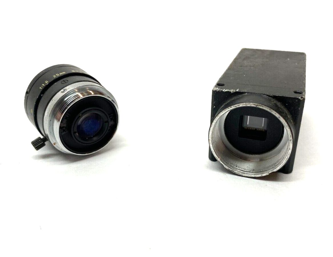 Pulnix TM-6300 Monochrome Full-Frame Shutter Camera 10-1575 w/ Lens - Maverick Industrial Sales