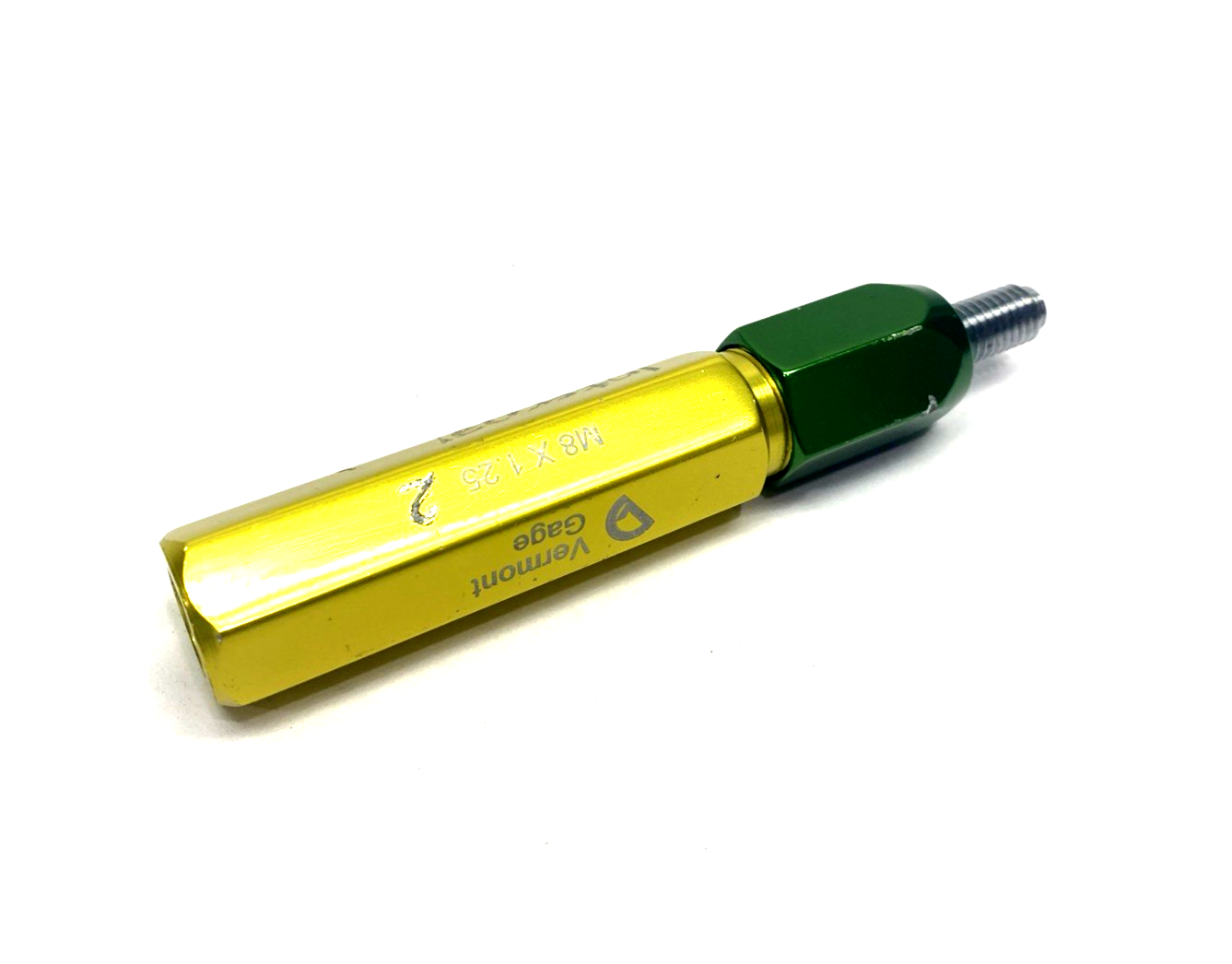 Vermont Gage M8 X 1.25 Thread/Plug Gage, Male/GO Only - Maverick Industrial Sales