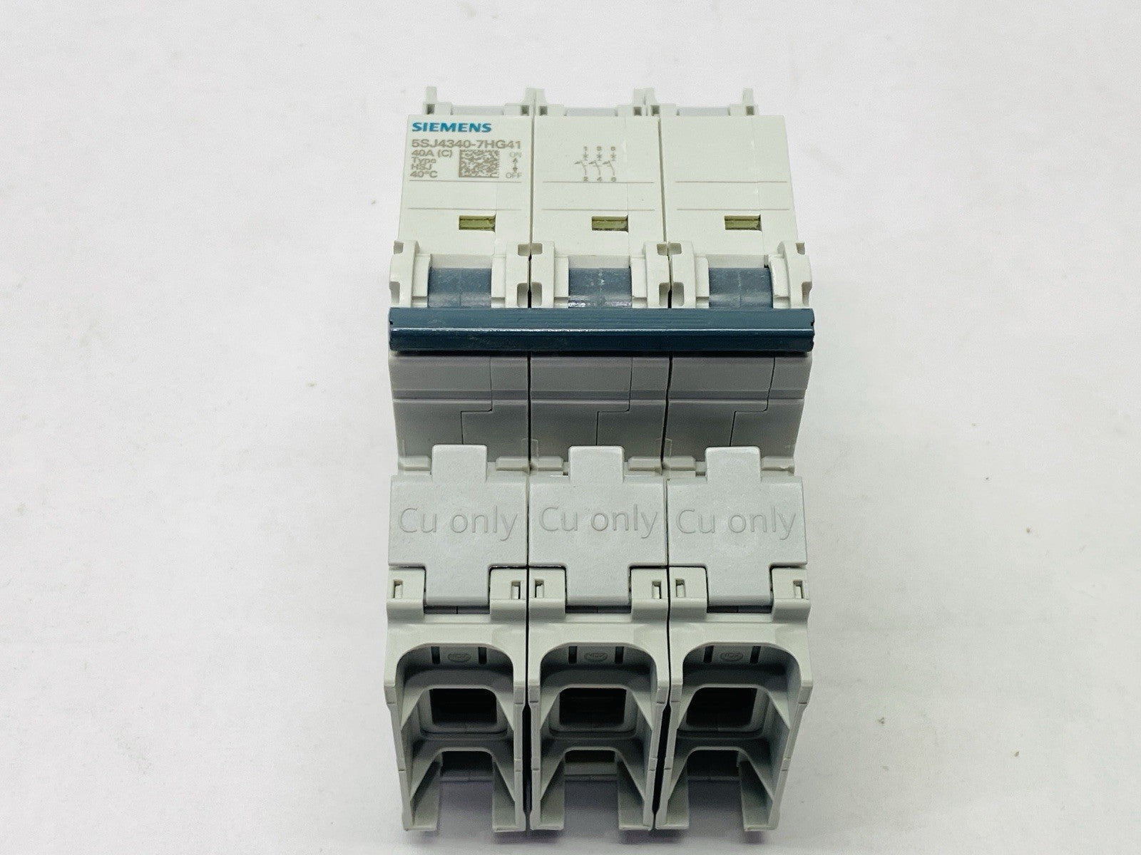 Siemens 5SJ4340-7HG41 Miniature Circuit Breaker 3-Pole 40A 240V - Maverick Industrial Sales
