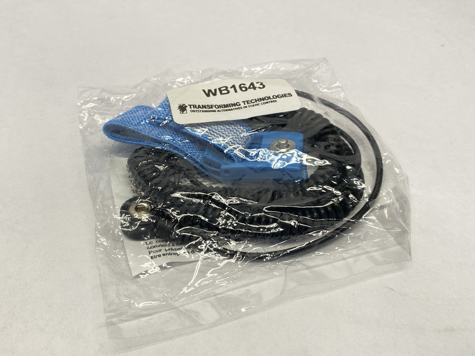 Transforming Technologies WB1643 Grounding Single Wire Wrist Band 12ft LOT OF 2 - Maverick Industrial Sales