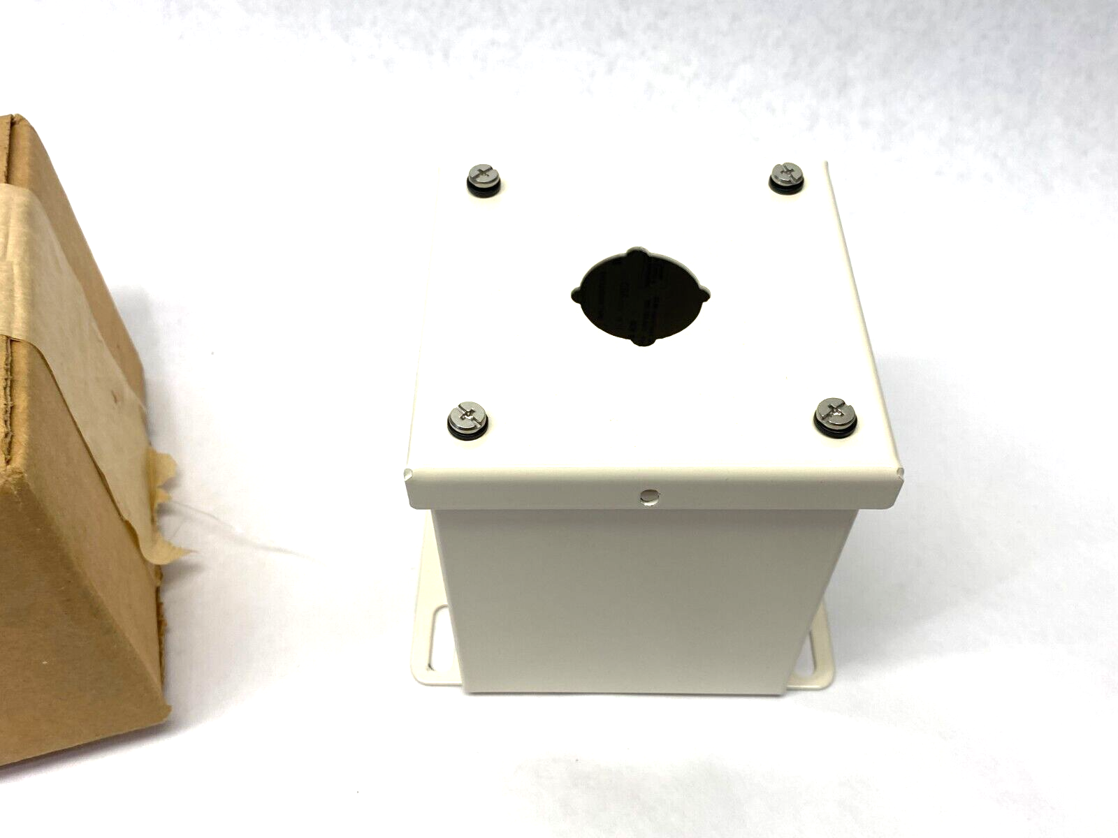 Saginaw Control & Engineering SCE-1PBX Extra Deep Pushbutton Enclosure White 1-H - Maverick Industrial Sales
