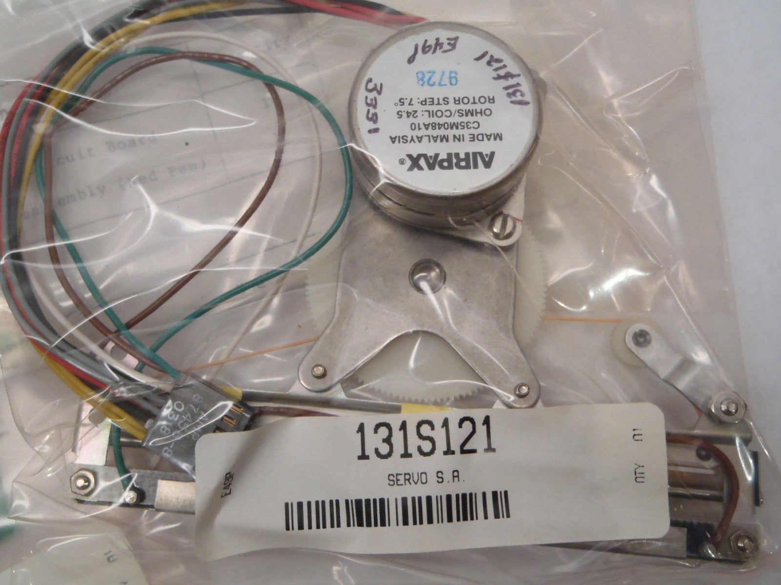 DWYER 155S763 1320J/1330J RED PEN SERVO ASSEMBLY & AMPLIFIER CIRCUIT BOARD - Maverick Industrial Sales