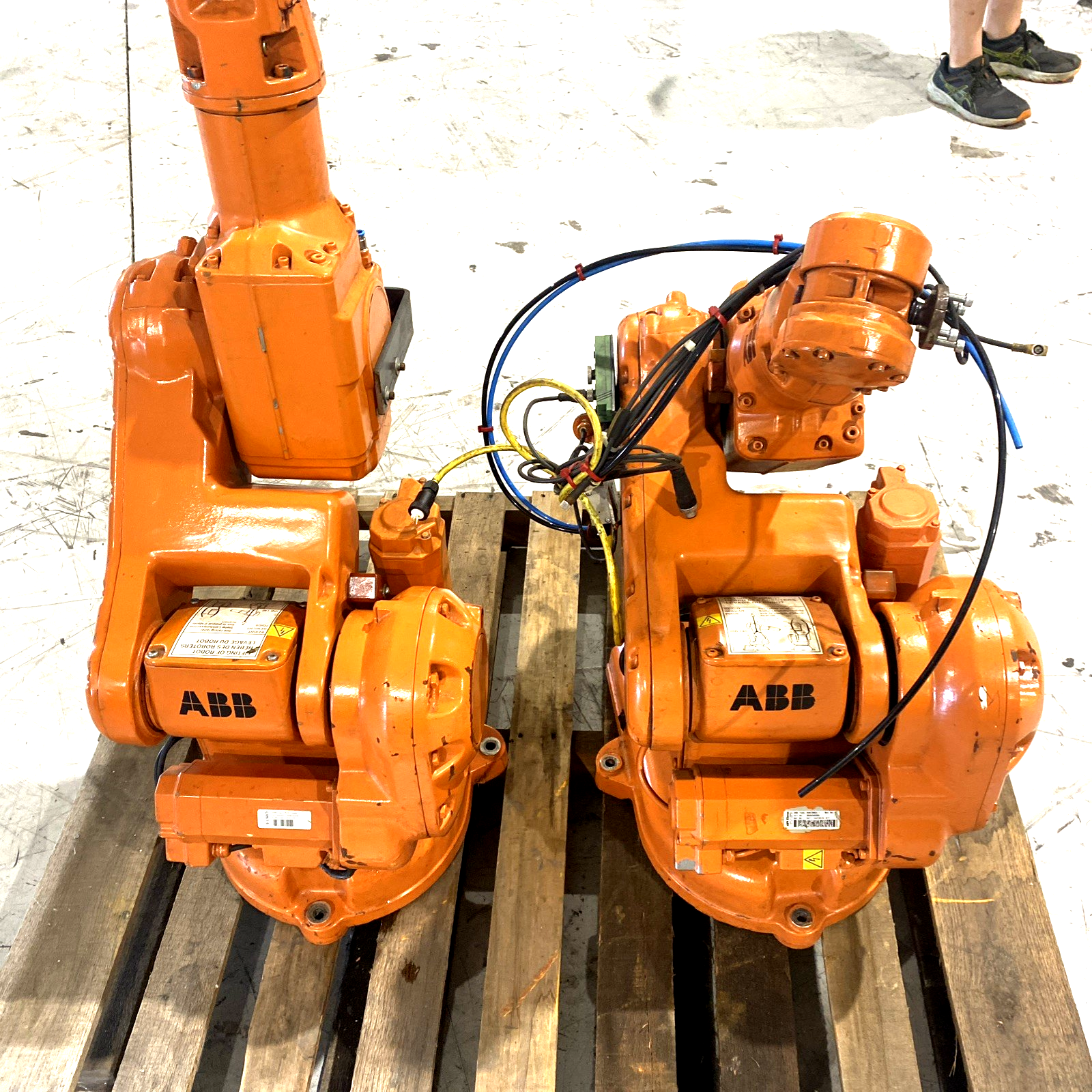 ABB IRB 140 Industrial Robot Arm LOT OF 2 - Maverick Industrial Sales