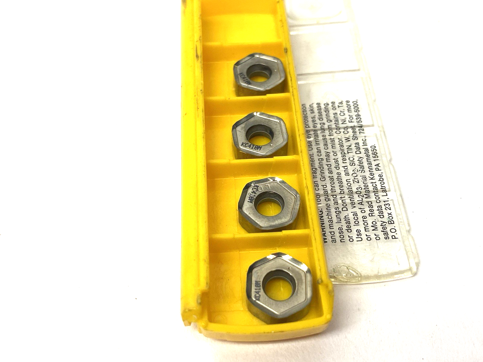 Kennametal 4121575 Dodeka™ Mini Carbide Insert HNGJ-LDJ HNGJ0604ANFNLDJ 4-PACK - Maverick Industrial Sales