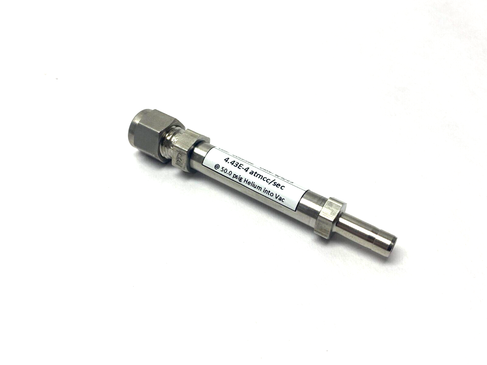 Inficon SPC-2016-G1 Helium Leak Detection Vacuum Jet Nozzle 4.43E-4 atmcc/sec - Maverick Industrial Sales