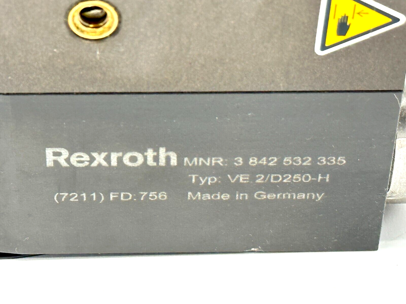 Bosch Rexroth 3842532335 Stop Gate VE2/D250-H 7211 - Maverick Industrial Sales