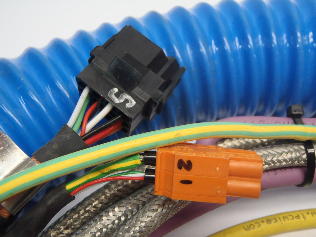 A1.AP9.XS7, A1.XP11, A12.XS2 | ABB Connector Cable Cordset For Robobel Paint Robot A1.AP9.XS7 A1.XP11 A12.XS2 - Used - Maverick Industrial Sales