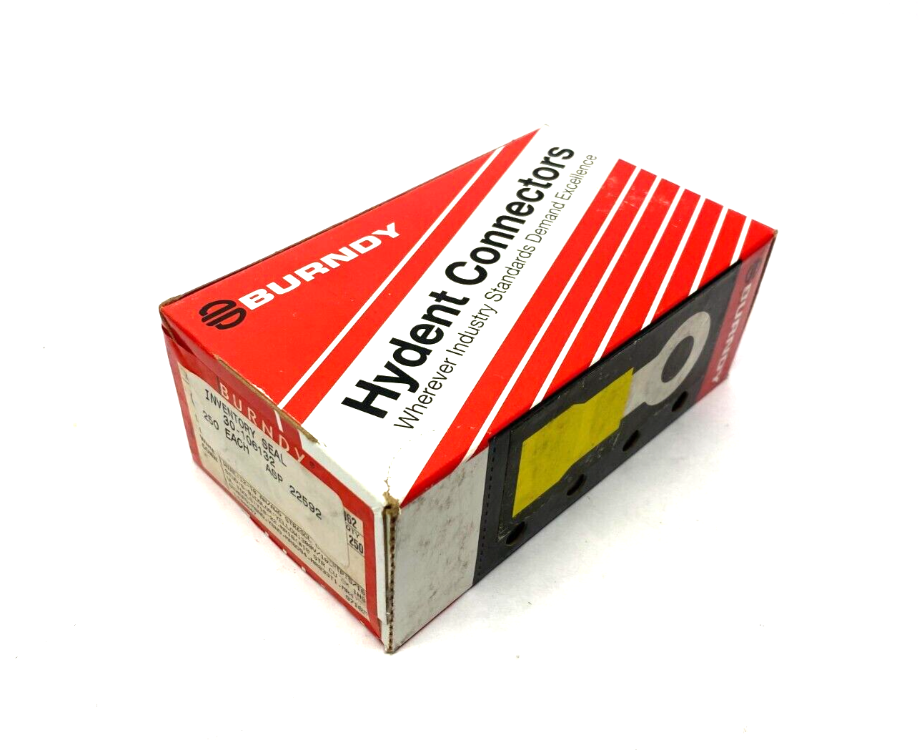 Burndy YAEV10T11BOX Insulug Heavy Duty Nylon Ring Terminal 10-12 BOX OF 250 - Maverick Industrial Sales