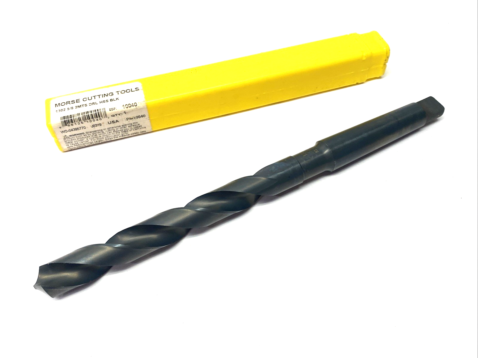Morse Cutting Tools 10040 Taper Shank Drill Bit 1302 5/8″ 2MTS DRL HSS MT1610040 - Maverick Industrial Sales