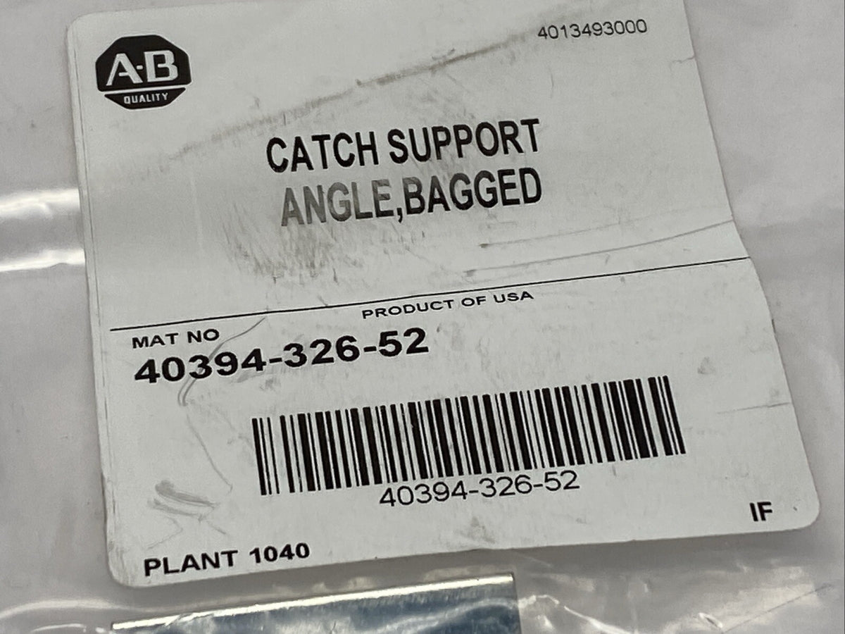 40394-326-52 | Allen Bradley Catch Support Angle Bracket - New - Maverick Industrial Sales