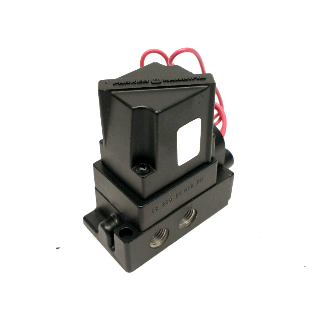 Parker Hannifin GG-200-25-M2A-FU 4-Way 2-Position Solenoid Valve 1/4" NPT 4-Port - Maverick Industrial Sales