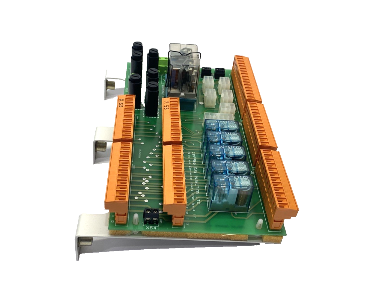 U704 | Cinpres Gas Injection Relay & Connector Board PCB, Issue 1.1, Finder Relays - Used - Maverick Industrial Sales