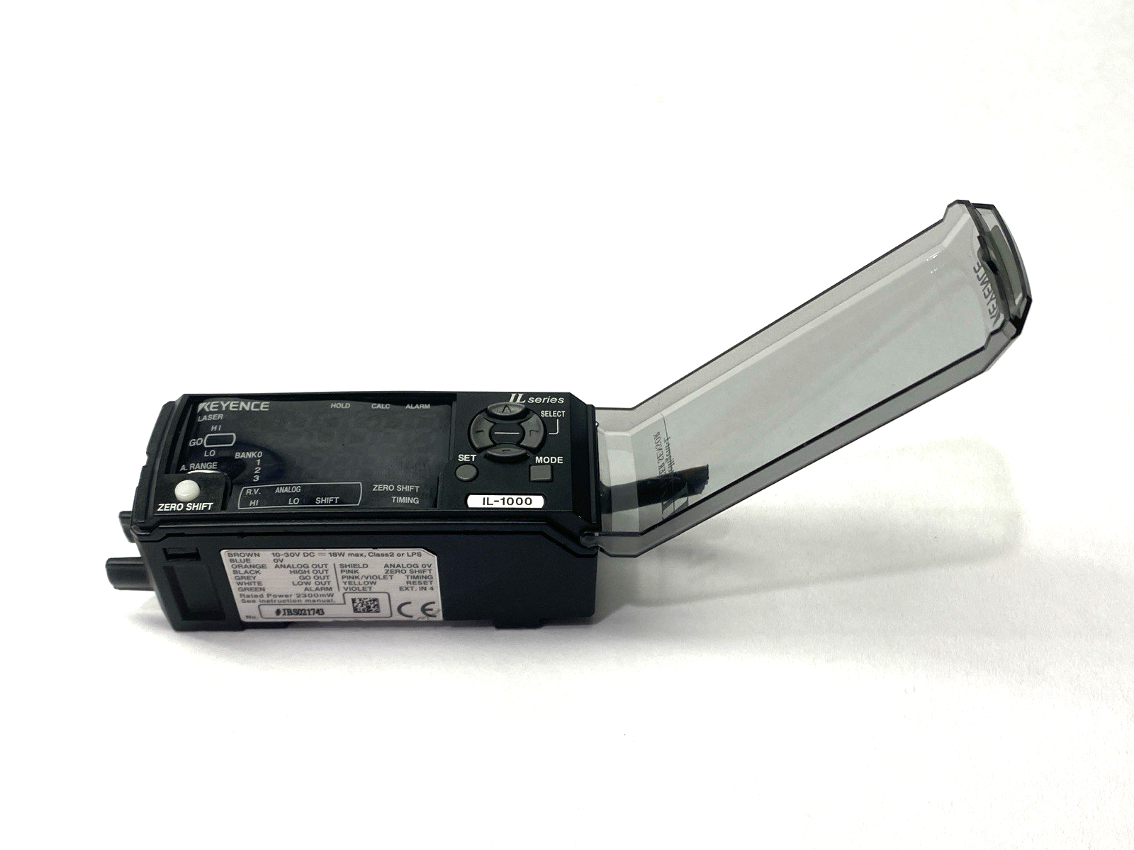 Keyence IL-1000 Analog Laser Sensor Amplifier Main Unit CUT CORD - Maverick Industrial Sales