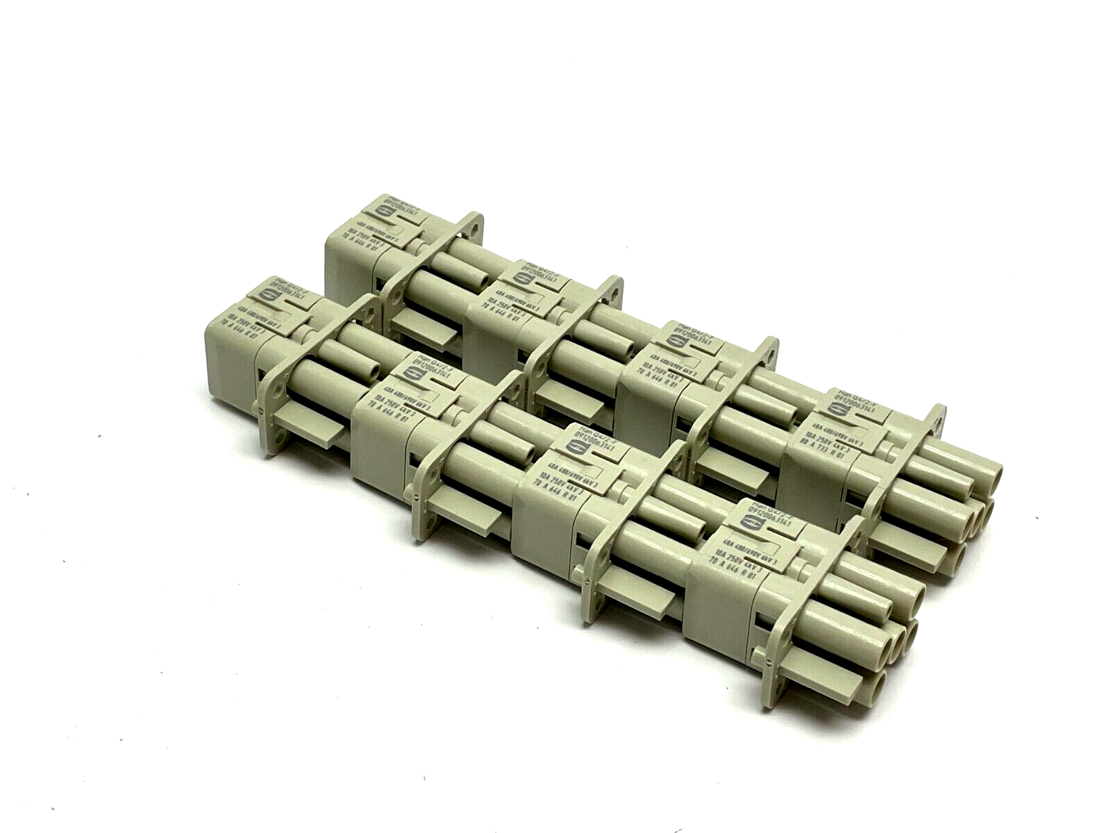 Harting Han Q 4/2 F-c Heavy Duty Power Connector 09 12 006 3141 LOT OF 8 - Maverick Industrial Sales