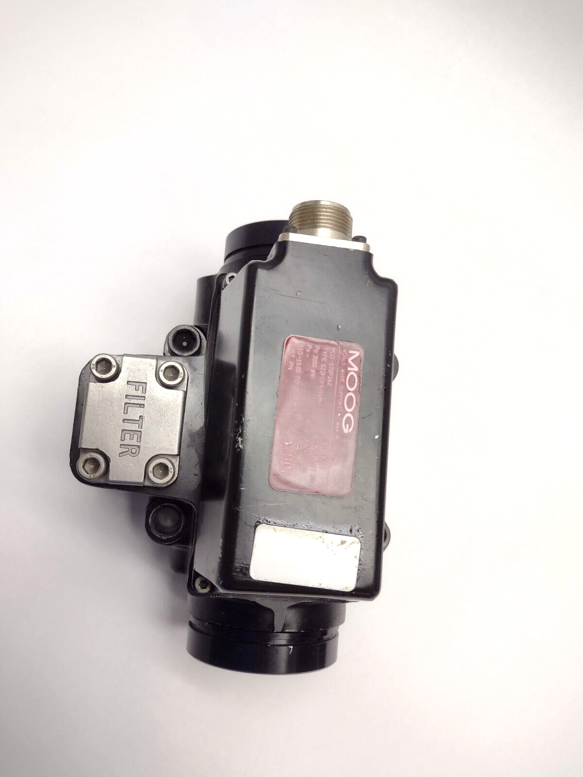 072-F162 | Moog Servo Valve 72 Series S22FOFM4VBH 3000 PSI - Used - Maverick Industrial Sales