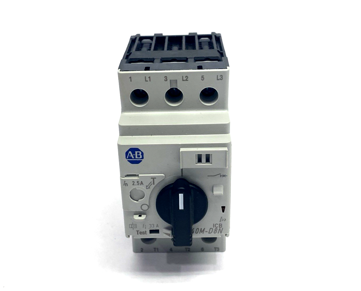 140M-D8N-B25 | Allen Bradley Ser. C Motor Circuit Protector Circuit-Breaker 2.5A - New – Open box - Maverick Industrial Sales