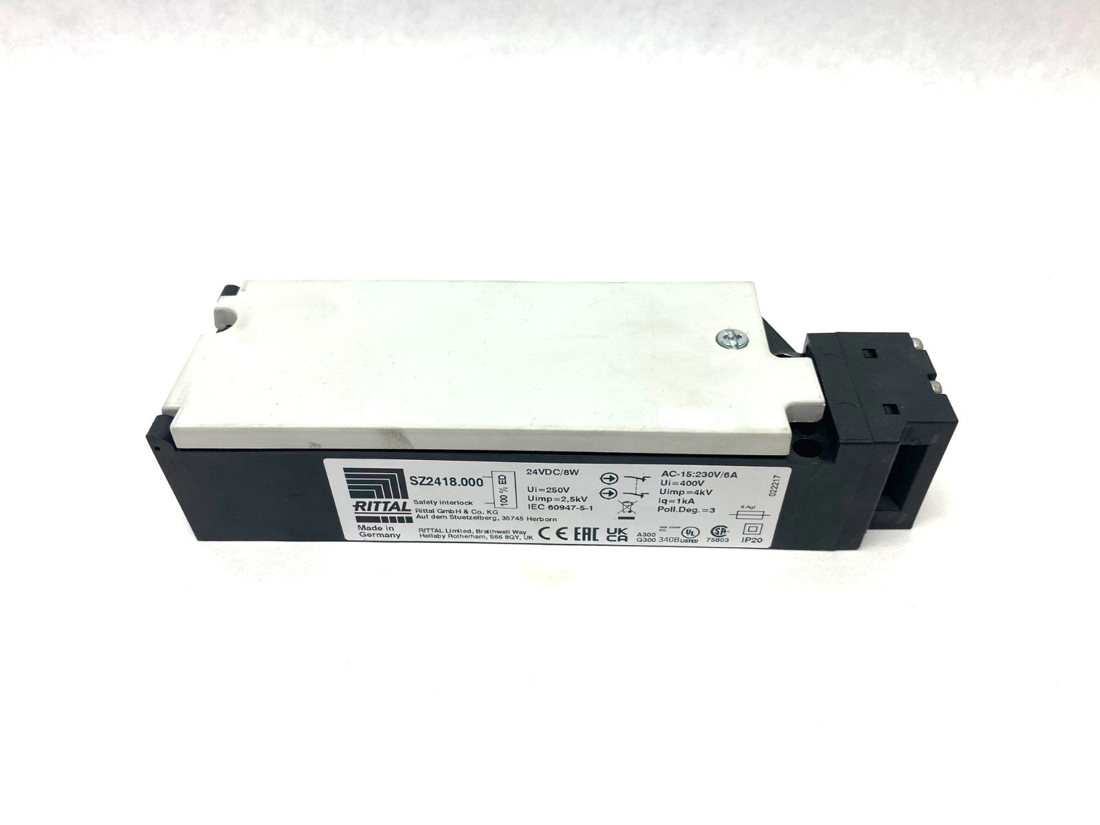 Rittal SZ 2418.000 Safety Lock Module, Door Interlocking Device 2418000 - Maverick Industrial Sales