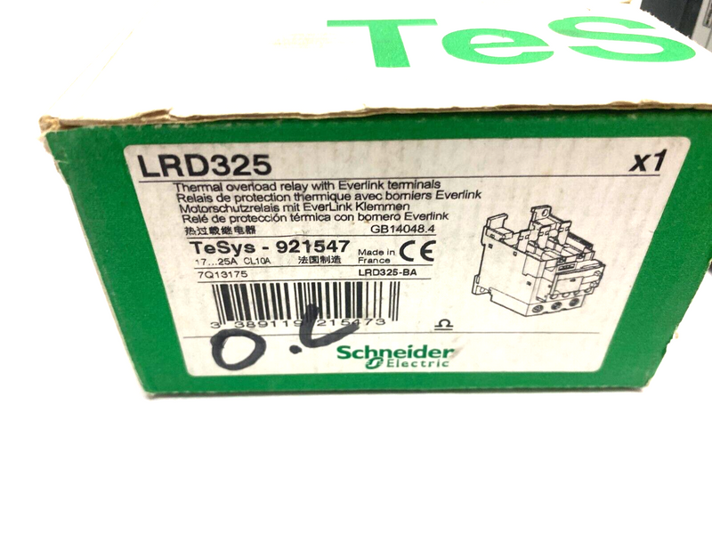 Schneider Electric LRD325 Thermal Overload Relay Everylink Terminals - Maverick Industrial Sales