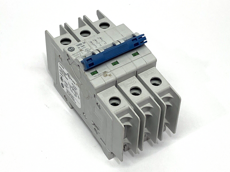 Allen Bradley 1489-M3D100 Circuit Breaker 3-Pole Ser. D CHIPPED SIDE - Maverick Industrial Sales