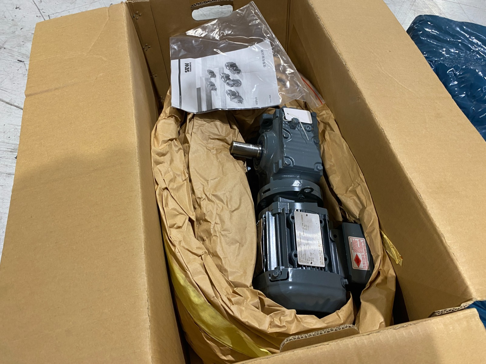 SEW-Eurodrive 25.7864249901.0001.20.48 Right Angle Gearmotor S47DRS71S4 - Maverick Industrial Sales