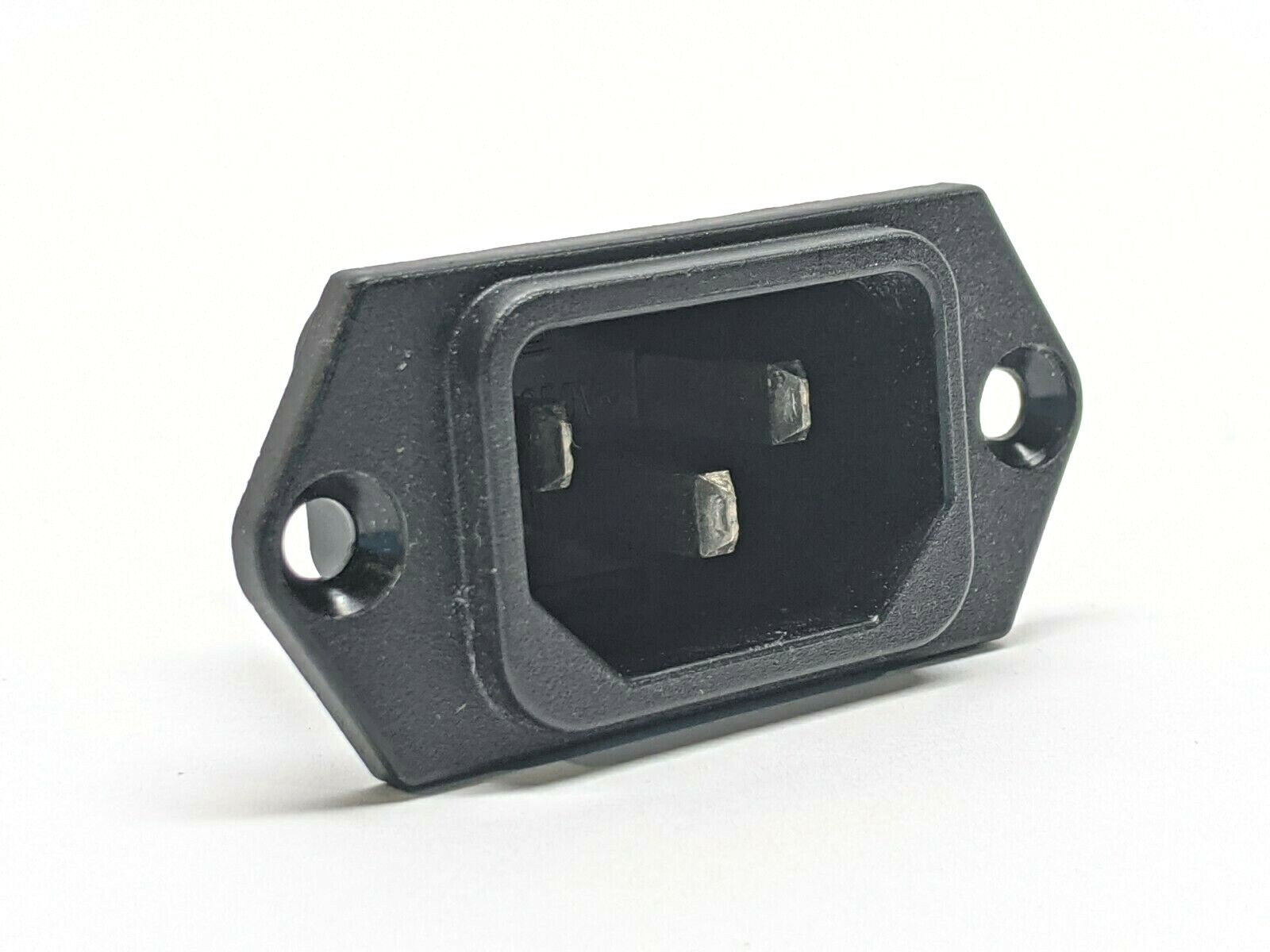 Schurter 6100-32 Panel Mount 3 Prong Power Cord Entry Module Terminal 10A 250V - Maverick Industrial Sales