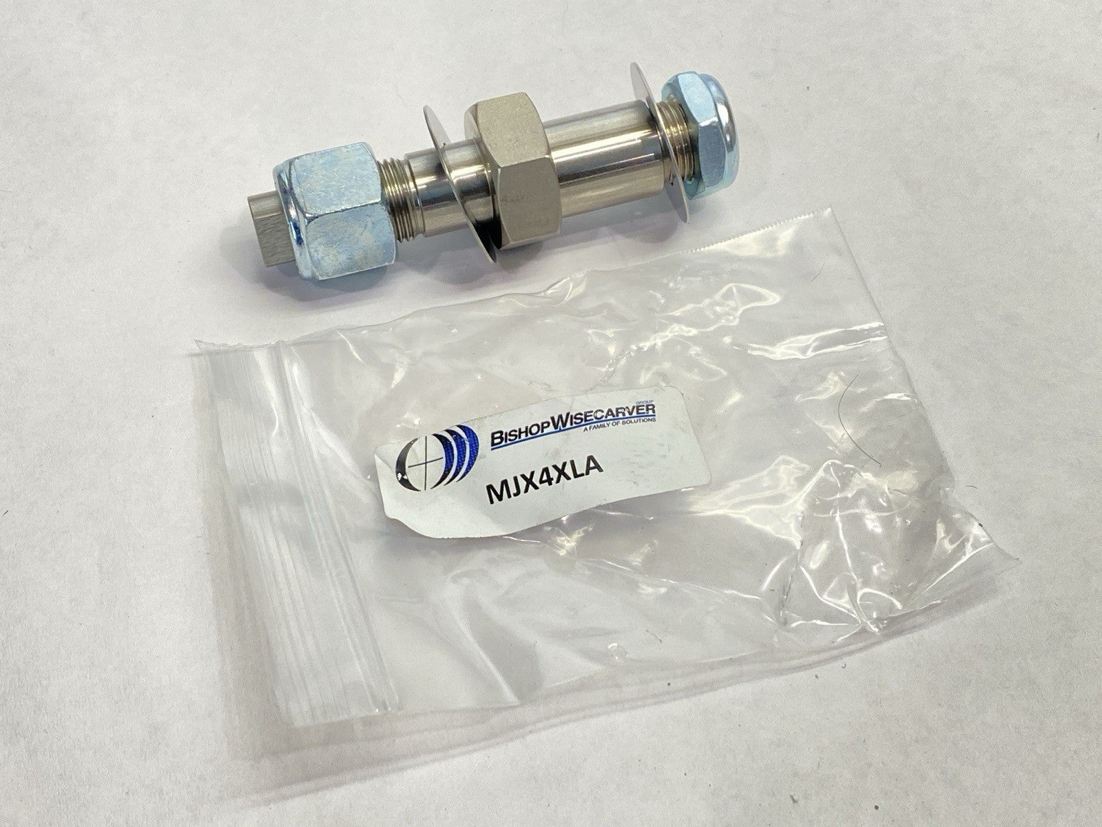 MJX4XLA | Bishop Wisecarver V-Groove Guide System DualVee Roller Journal - New - Maverick Industrial Sales