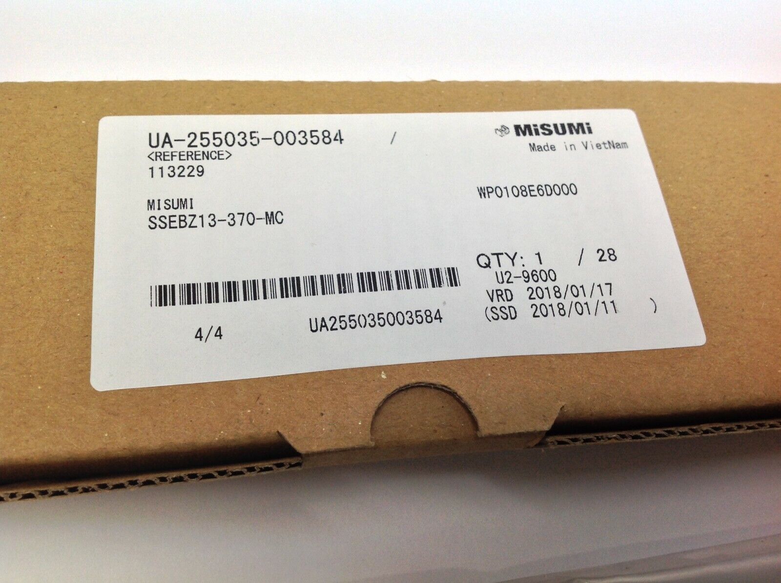 Misumi SSEBZ13-370-MC Linear Guide Self-Lubrication Block - Maverick Industrial Sales