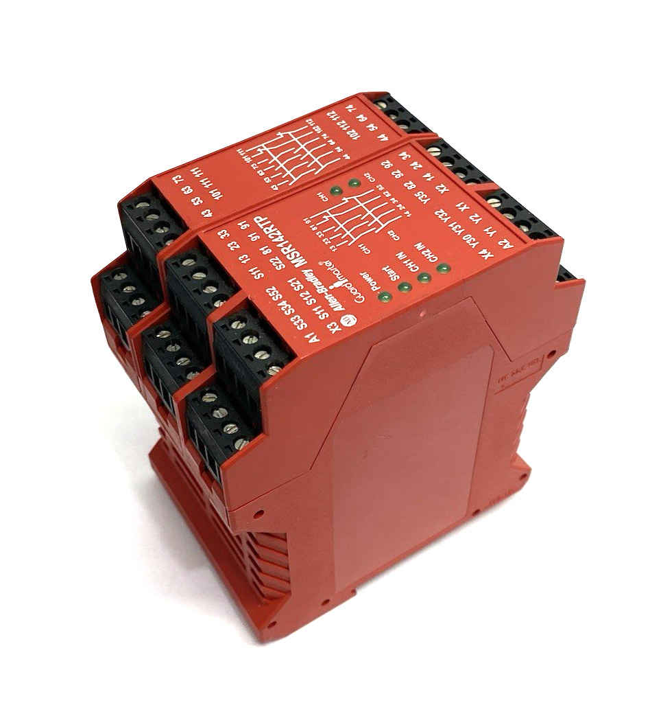 440R-G23216 | Allen Bradley Ser. A Guardmaster MSR142RTP Safety Relay, Auto-reset - Used - Maverick Industrial Sales