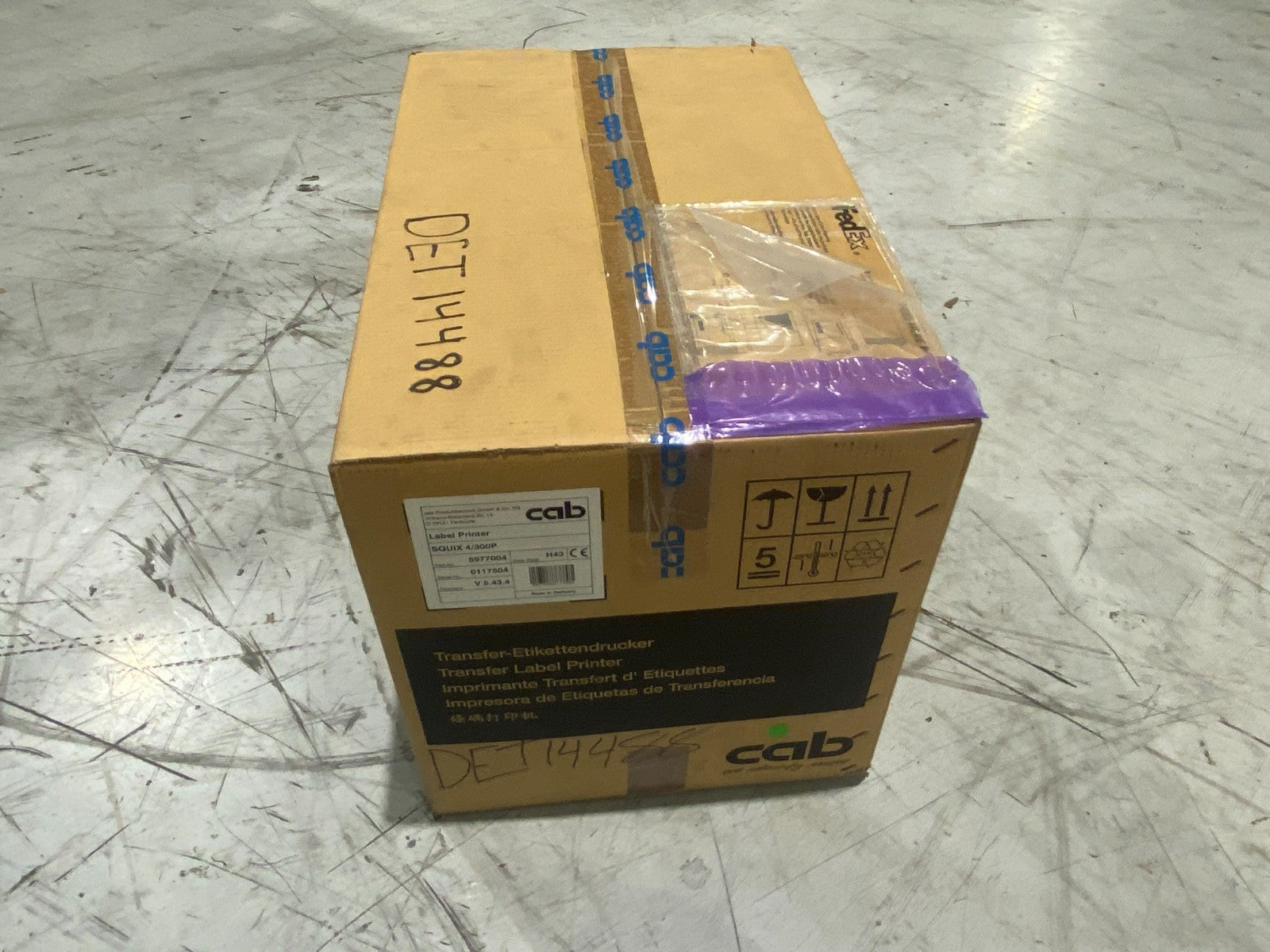 Cab 5977004 SQUIX Thermal Transfer Label Printer 300DPI - Maverick Industrial Sales