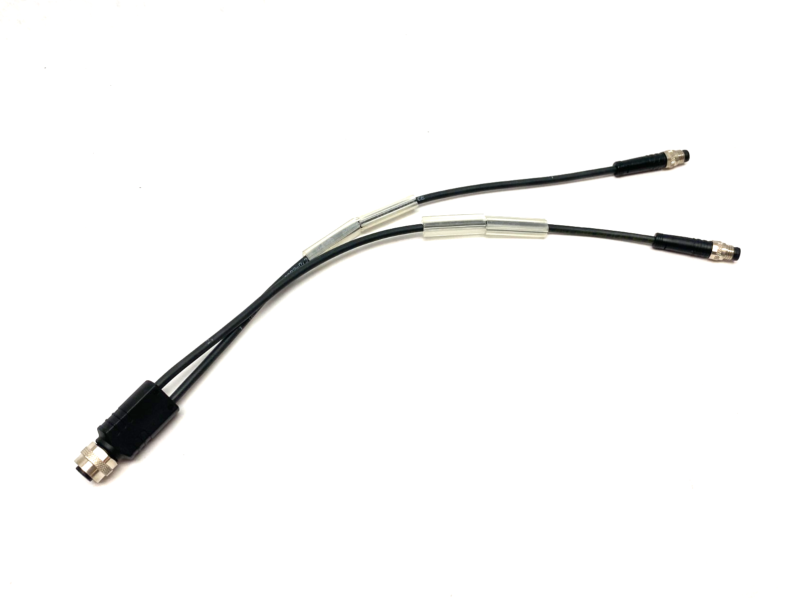 Escha YK-FK4M12-2AL-SSP3-0,3/0,3/S370 Splitter Y-Cable M12 to Dual M8 8075852 - Maverick Industrial Sales