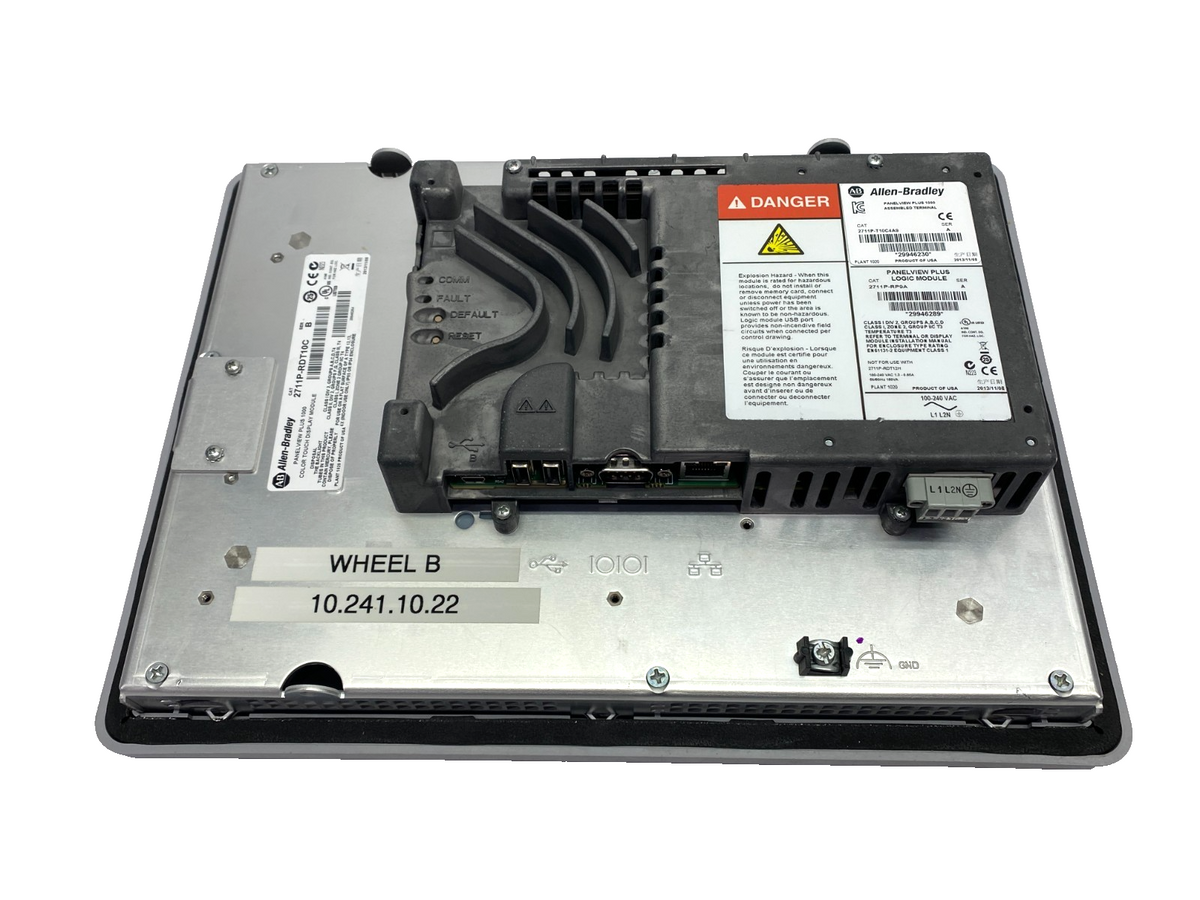 Allen Bradley 2711P-T10C4A9 Ser. A PanelView Plus 1000 HMI Control Terminal - Maverick Industrial Sales