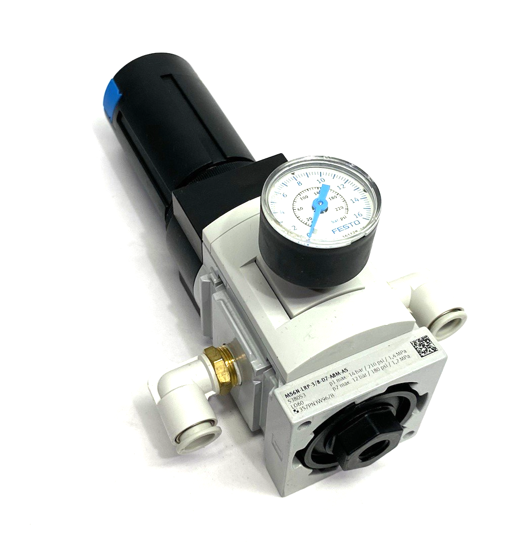MS6N-LRP-3/8-D7-A8M-AS | Festo Modular Pressure Regulator 538053 - Used - Maverick Industrial Sales