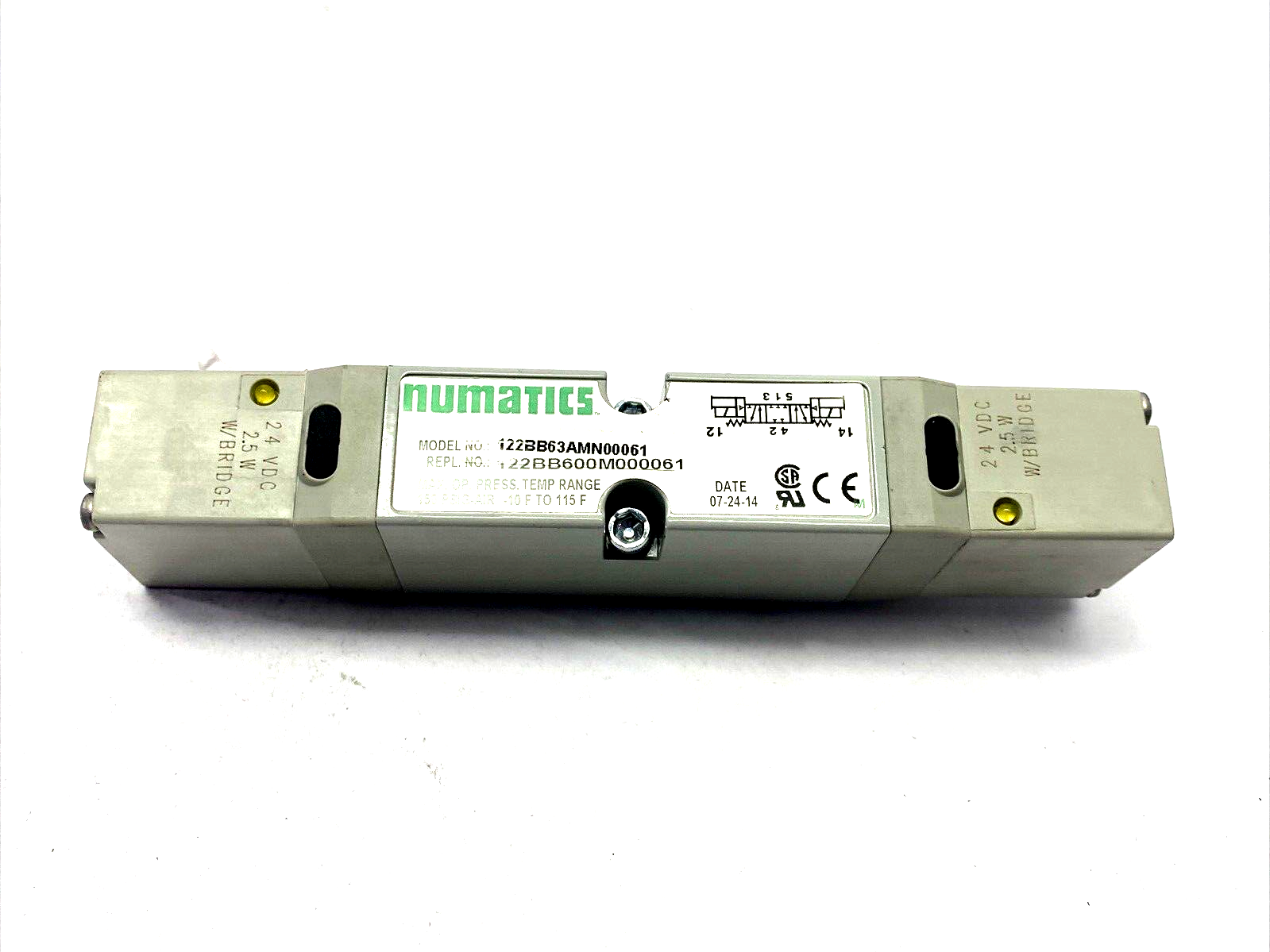 Numatics 122BB63AMN00061 Solenoid Valve - Maverick Industrial Sales