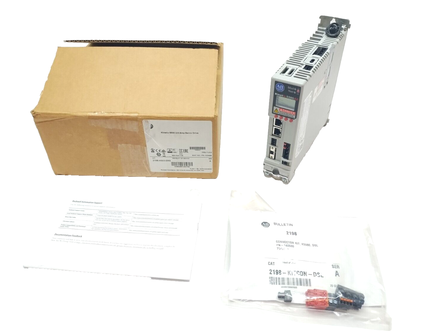 Allen Bradley 2198-H003-ERS2 Ser. A Kinetix 5500 Servo Drive 2.5A 1PH/3PH - Maverick Industrial Sales