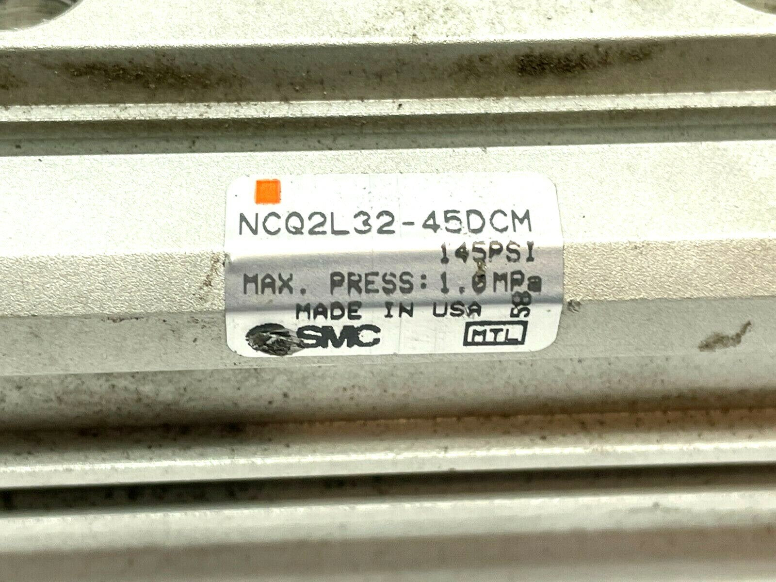 SMC NCQ2L32-45DCM Compact Pneumatic Cylinder - Maverick Industrial Sales