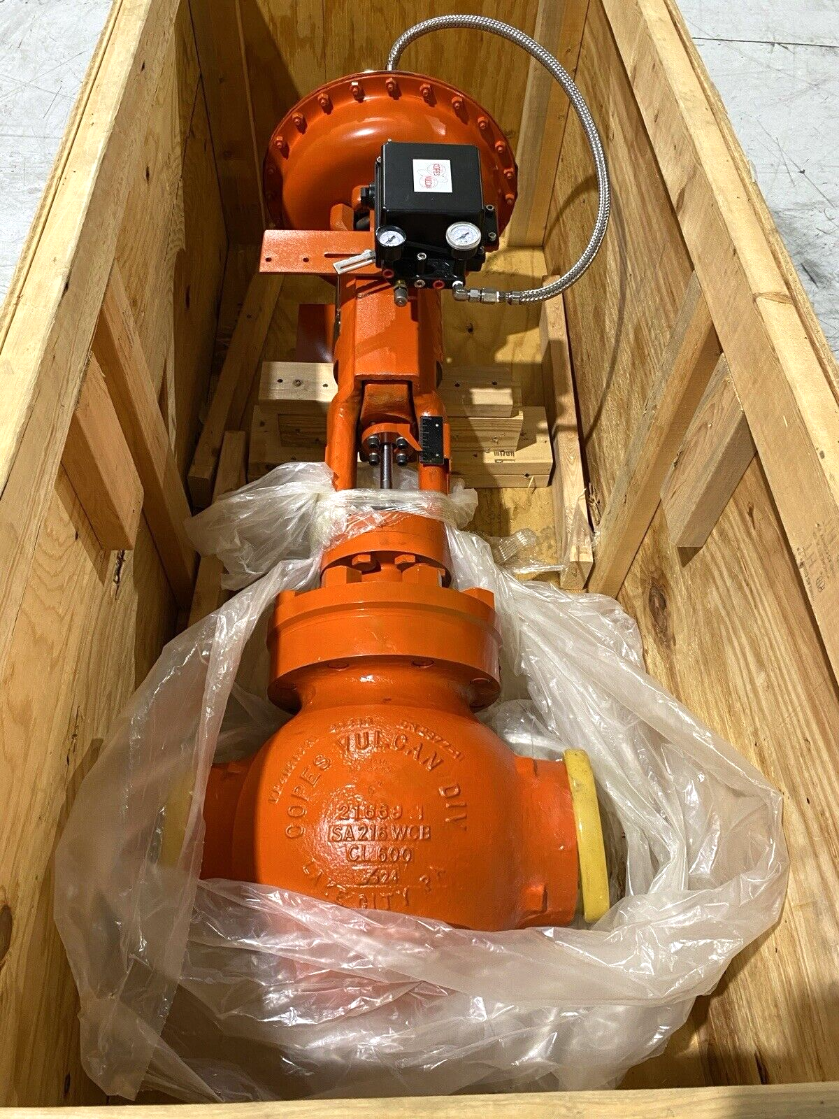 Copes-Vulcan 6" Class 600 Severe Duty Globe Control Valve RAVEN Trim WCB - Maverick Industrial Sales