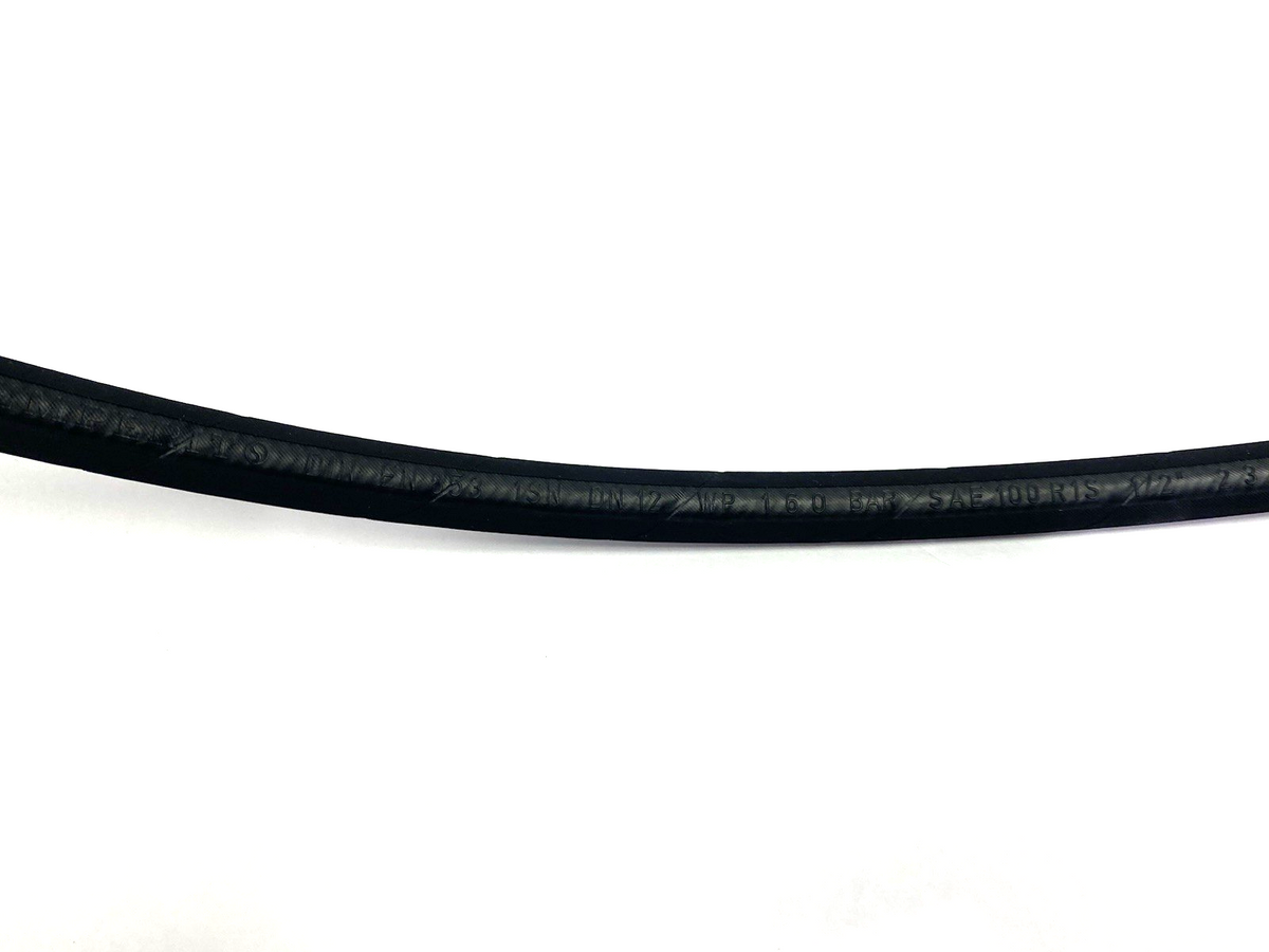 1SN DN12 WP 160bar Hydraulic Hose 2 Foot Length SAE100 R1S 1/2" 2320psi 4Q24 W40 - Maverick Industrial Sales