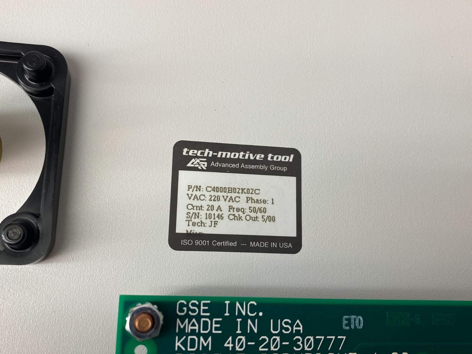 C4000B02K02C | Tech-motive Tool Torque Tool Controller - Used - Maverick Industrial Sales