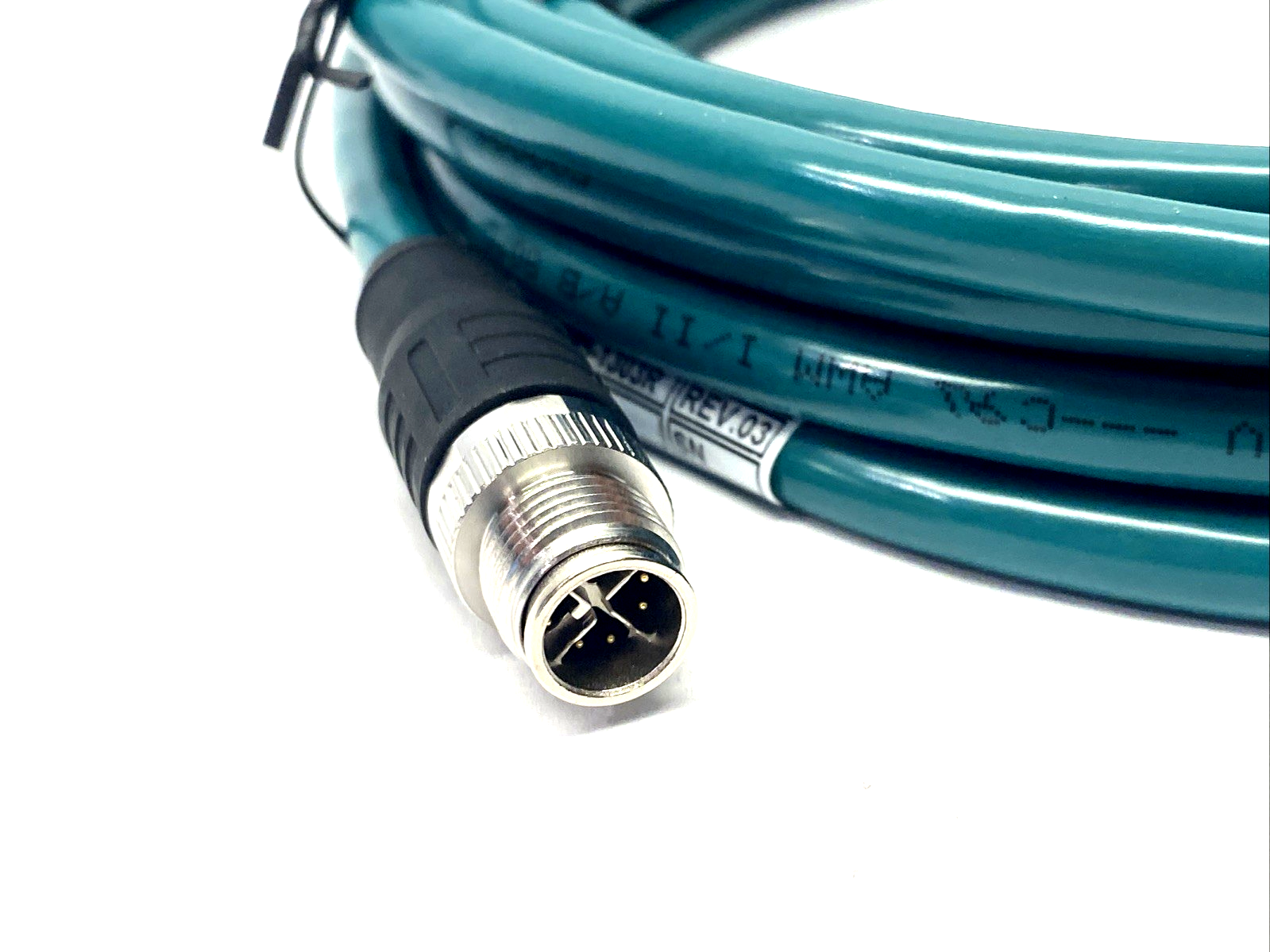 Cognex CCB-84901-2001-05 Rev. 03 Cordset M12 8-Pin Male To RJ45 5m 185-1303R - Maverick Industrial Sales