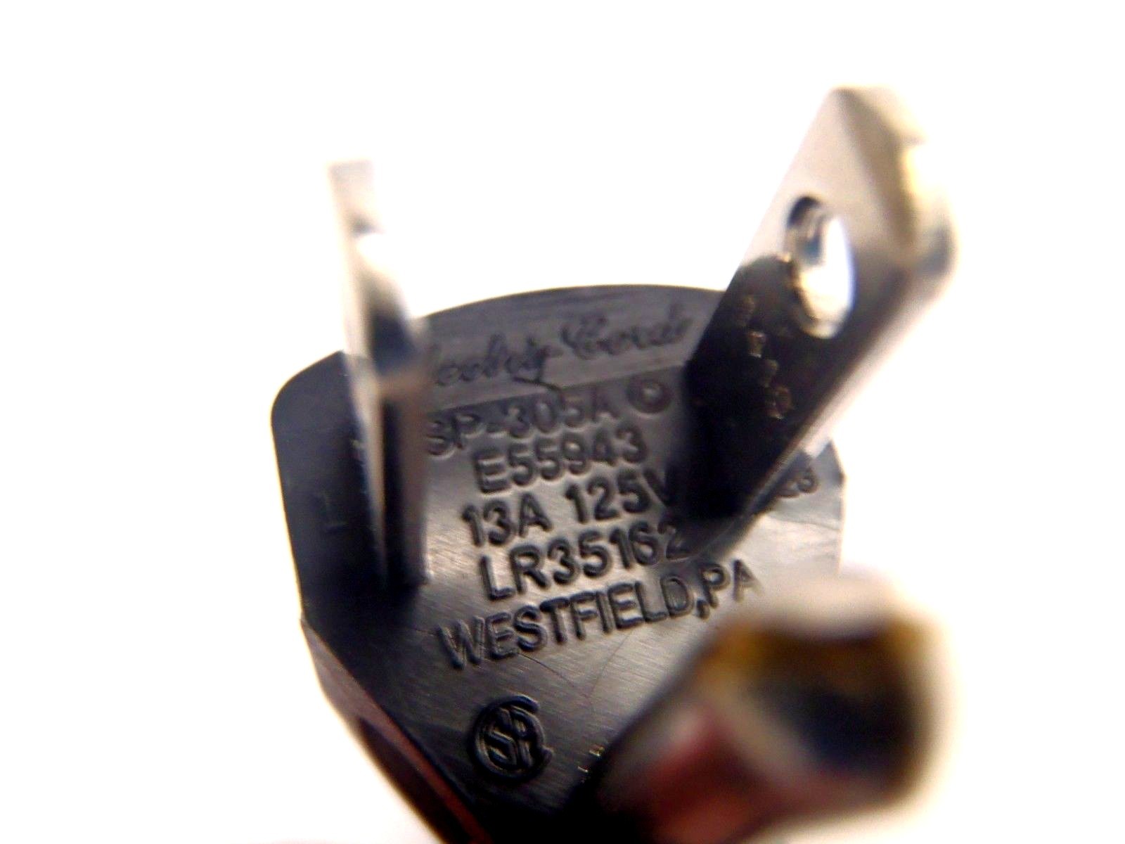 Electri-Cord SP305A E55943 13A 125V LR13562 8' 3 Prong Power Cord to Open End - Maverick Industrial Sales