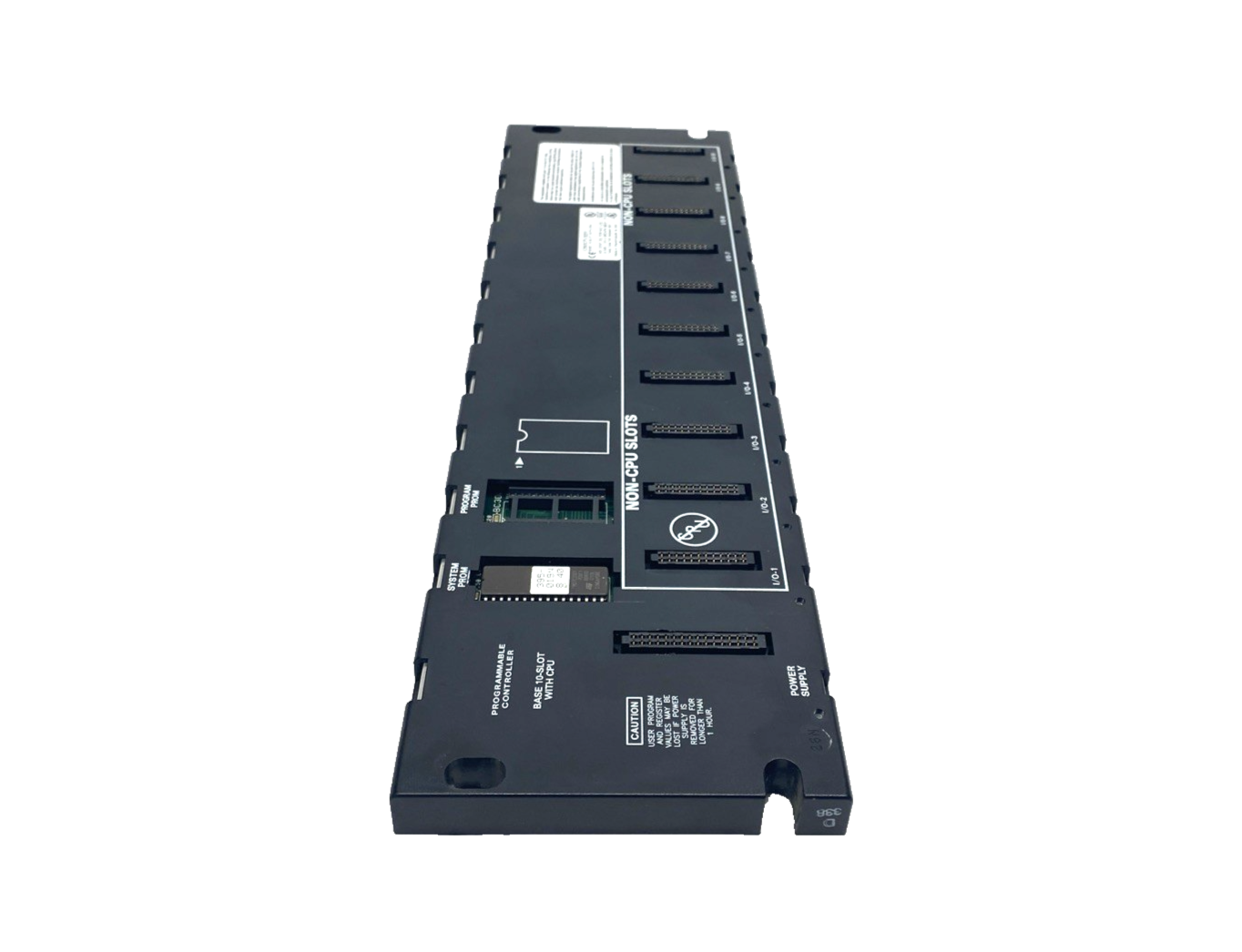 IC693CPU323V | GE Fanuc Base 10-Slot PLC Base/Chassis w/ CPU 395-019N - Used - Maverick Industrial Sales