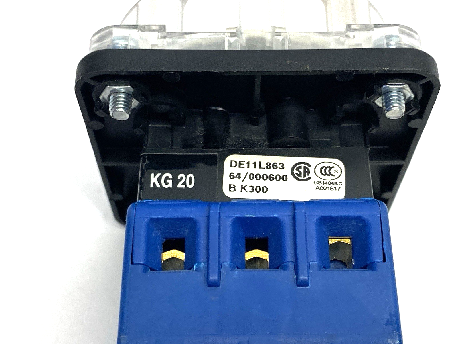 KG20 DE11L863 | Kraus & Naimer Load Disconnect Switch MISSING FRONT KNOB - Used - Maverick Industrial Sales