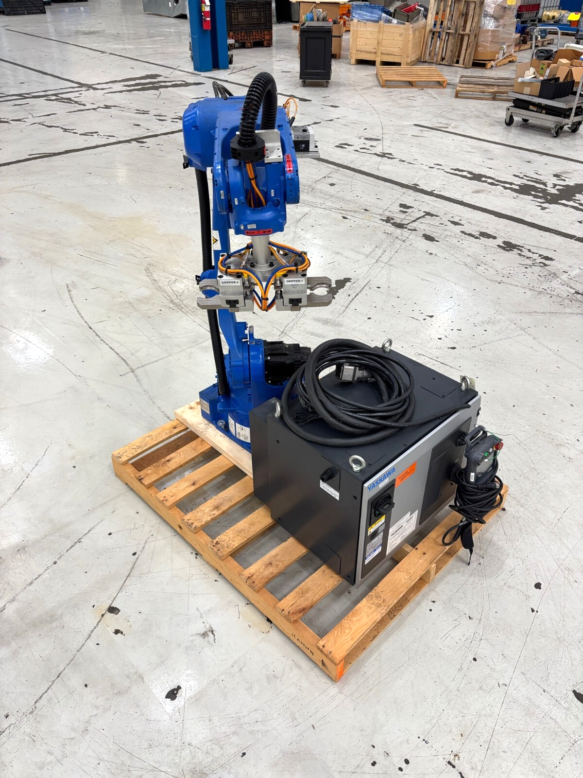 Yaskawa YR-1-06VXH12-A00 Robot System, YRC1000 / GP12 Controller ERAR-1000, 2017 - Maverick Industrial Sales