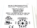 Macromatic TR-6172U Single Shot Time Delay Relay 10A DPDT 50Ms – 100Hrs 11-Pin - Maverick Industrial Sales