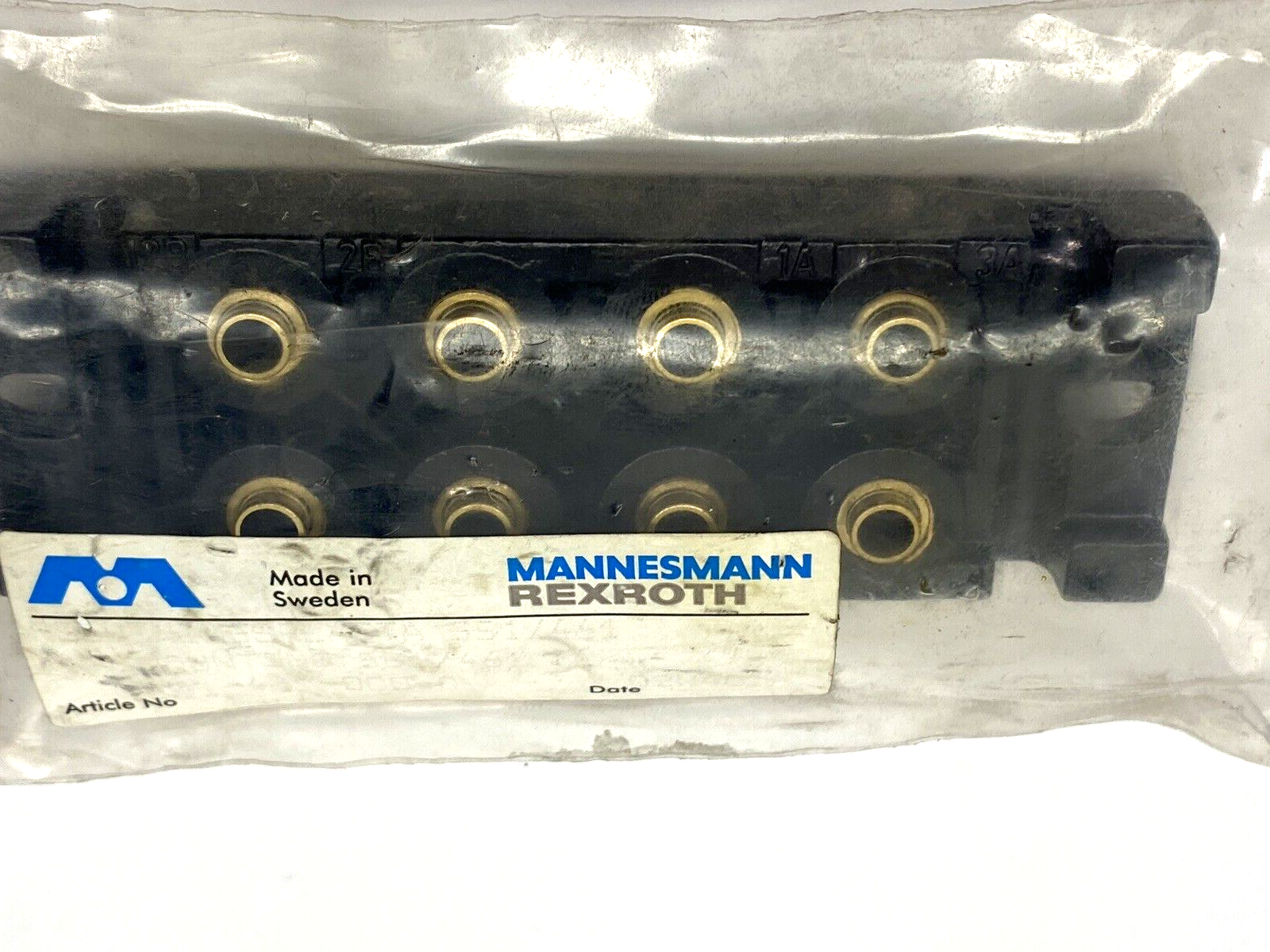 Mannesmann Rexroth 551-461-000-0 ANSLUTNINGSPLATTA 551/461 Bank Mounting - Maverick Industrial Sales