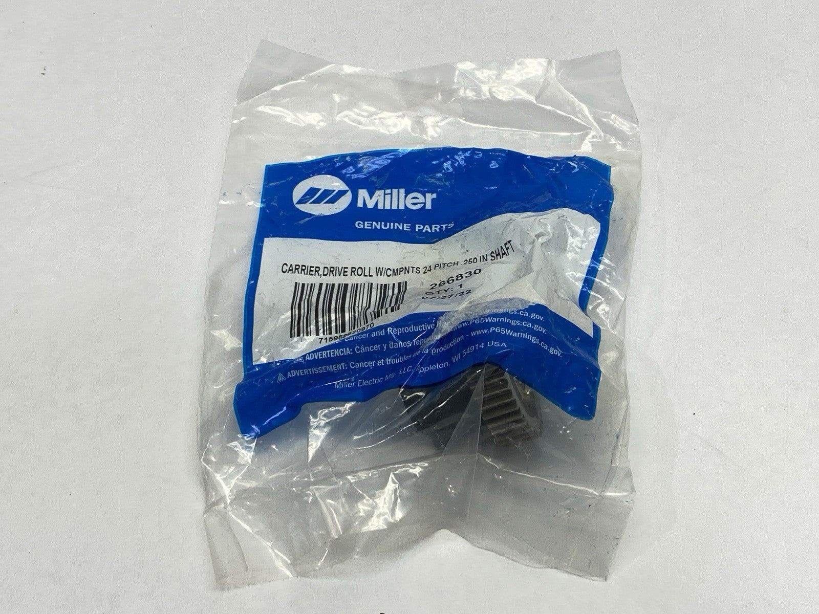 Miller 266830 Drive Roll Carrier 24 Pitch .250" Shaft - Maverick Industrial Sales