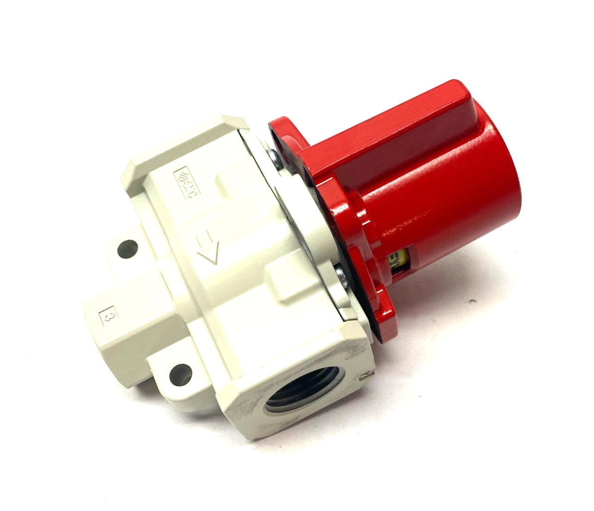 SMC VHS40-N04B-Z Manual Lockout Relief Valve Single Act 3-Port - Maverick Industrial Sales